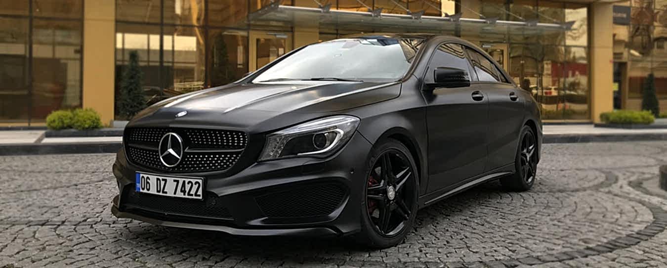 mercedes siyah kaplama mat
