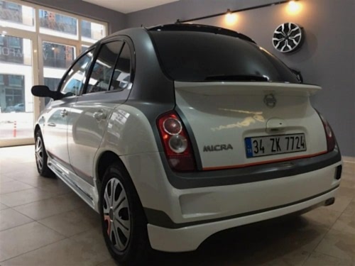 nissan micra araç kaplama cam filmi şerit kaplama turuncu gri siyah (12)