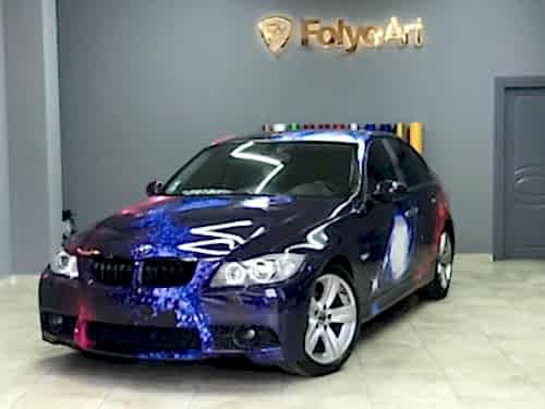 araç kaplama bmw galaxi deseni maltepe istanbul , (1)