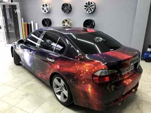 araç kaplama bmw galaxi deseni maltepe istanbul , (5)