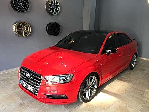 audi a3 tavan kaplama parlak siyah cam tavan araç kaplama (2)