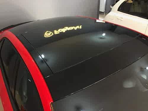 audi a3 tavan kaplama parlak siyah cam tavan araç kaplama (4)