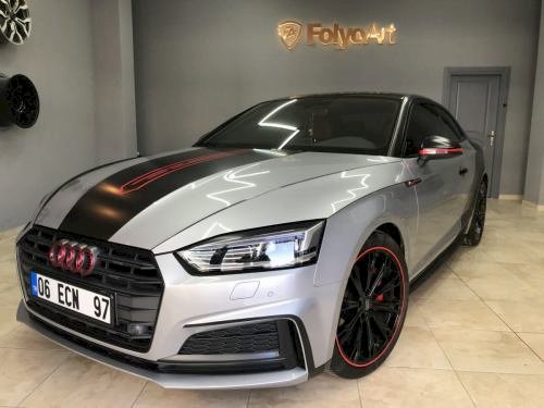 audi a5 özel tasarım şerit kaplama (2)