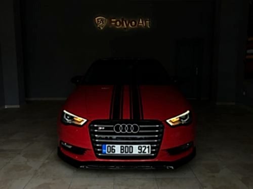 audi araç kaplama sline şerit kaplama cam filmi (1)