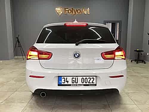 bmw f20 116 difüzör kaplama araç kaplama arka tampon kaplama