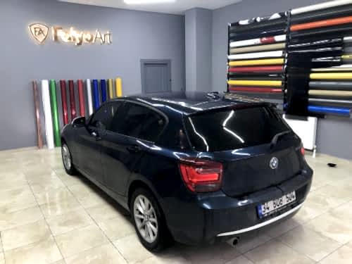 bmw f20 118 difüzör kaplama arka tampon folyo (1)