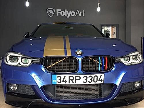 bmw f30 320 araç kaplama m3 şerit kaplama (1)