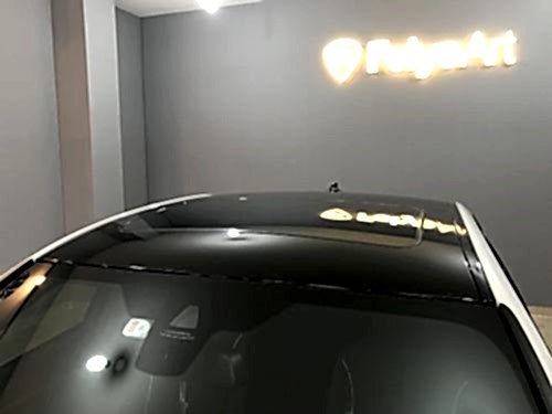 bmw f30 m3 m4 parlak siyah tavan kaplama folyo araç kaplama (3)