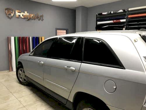 chreysler cam kenarı çıtaları kaplama siyah araç kaplama cam filmi (2)