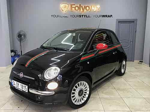 fiat 500 gucci ayna kaplama şerit kaplama (1)