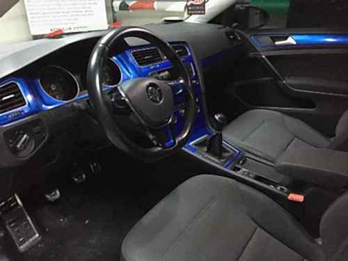 golf 7 iç çıta kaplama carbon mavi gri siyah araç kaplama (2)