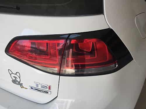 golf stop kaplama çerçeve siyah araç kaplama (2)