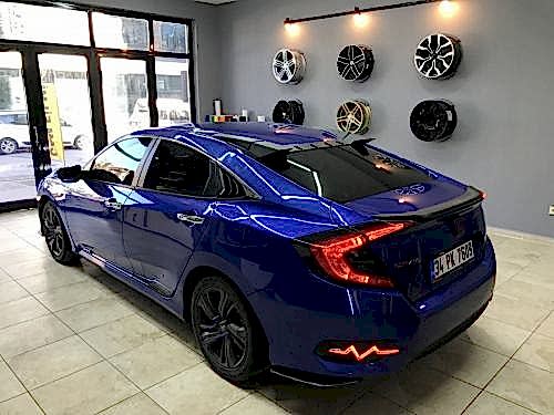 honda civic fc5 stop kenarı folyo çerçeve kaplama araç kaplama cam filmi (2)