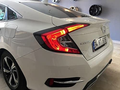 honda civic fc5 stop kenarı folyo çerçeve kaplama araç kaplama cam filmi (3)