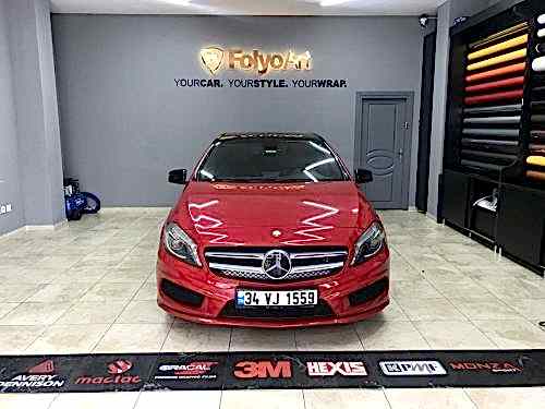 mercedes a180 ayna kaplama siyah (2)