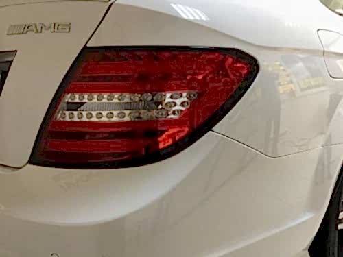 mercedes c180 stop çerçeve kaplama siyah