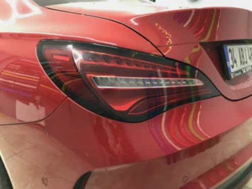 mercedes c180 stop çerçeve kaplama siyah1