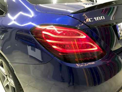 mercedes c180 stop çerçeve kaplama siyah2