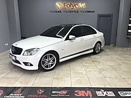 mercedes c200 c180 yan marşbiyer kaplama amg şerit (1)