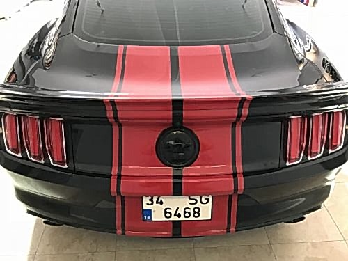mustang şerit çekme araç kaplama (5)