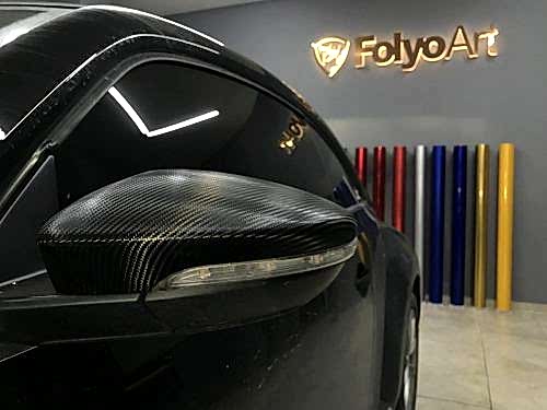 new beetle araç kaplama carbon ayna kaplama cam filmi (2)