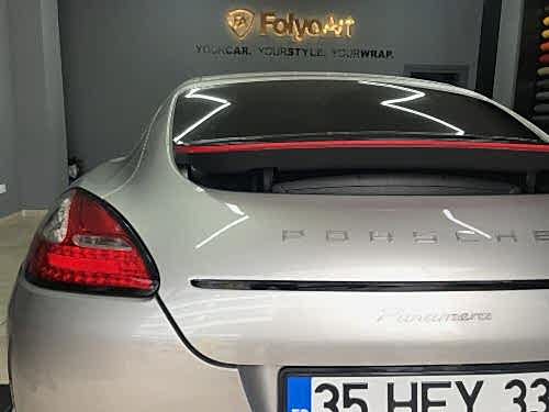 porsche spoiler kaplama folyo araç kaplama