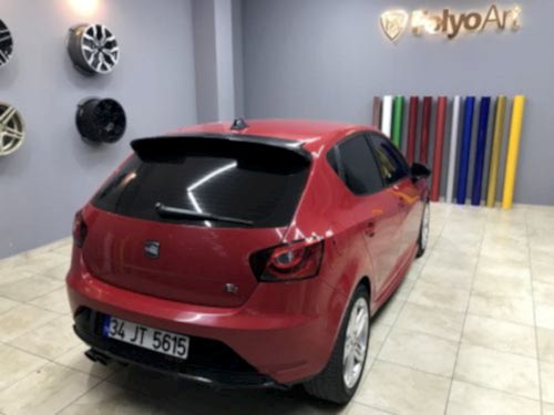seat ibiza spoiler kaplama siyah