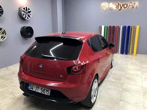 seat leon ibiza difzör arka tampon kaplama plakalık siyah fr görümümü folyo (2)
