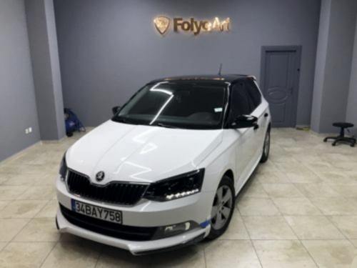 skoda fabia siyah tavan kaplama (4)
