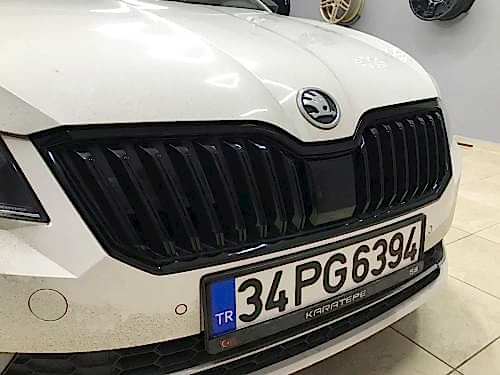 skoda octavia panjur kaplama parlak siyah (2)