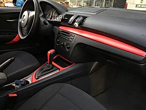 bmw f30 f10 f20 320 116 520 118 araç içi trim kaplama karbon carbon parlak siyah kırmızı araç kaplama folyo kaplama (26).jpg